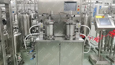 Sistema de extrusión de liposomas en línea